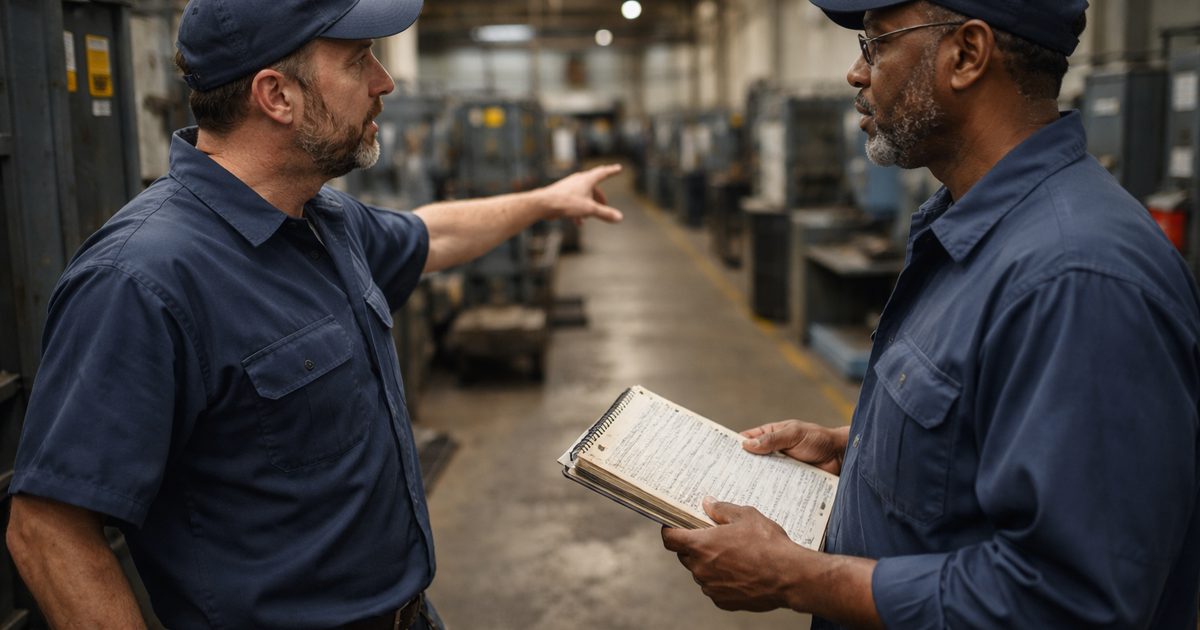 Machine Operator Shift Change Why Shift Handover Breakdowns Hurt Manufacturing Output | TeamSense