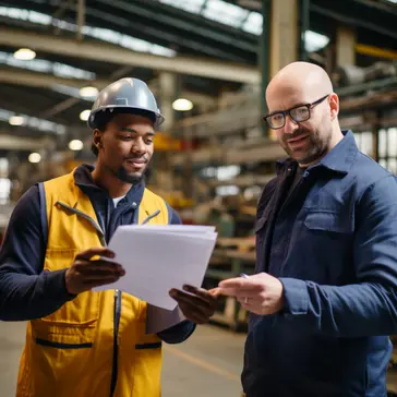 A real person in manufacturing