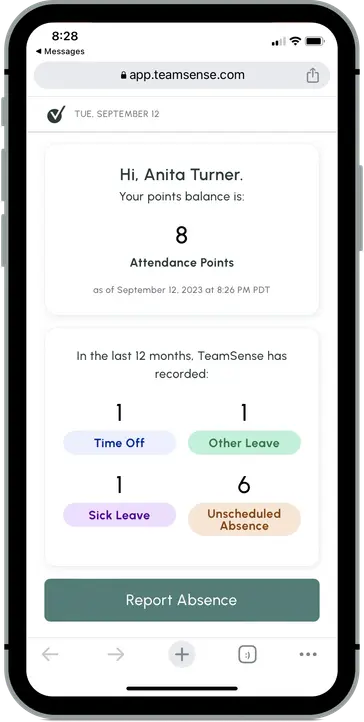 Employee Pre Call Off Mobile w Frame Sept 2023