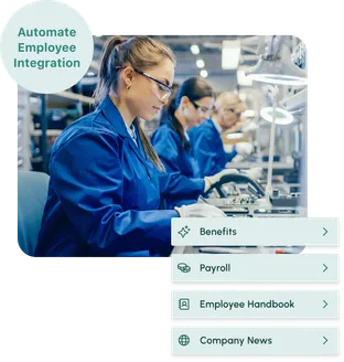 Solutions automate employee integration