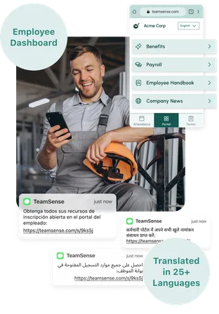 Solutions employee dashboard translations