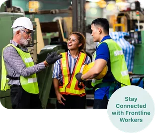 Solutions stay connected with frontline workers